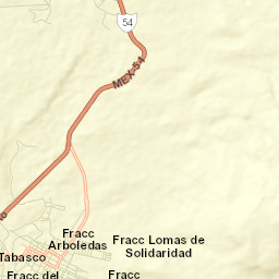 Tabasco Street Map