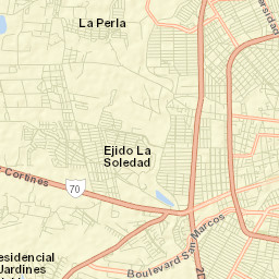 San Ignacio Street Map