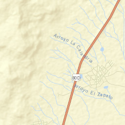 Ejido el Saucillo Street Map
