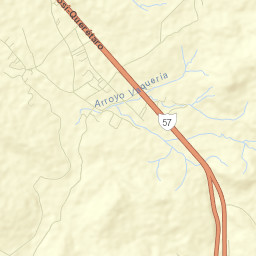 Ojo Caliente Street Map