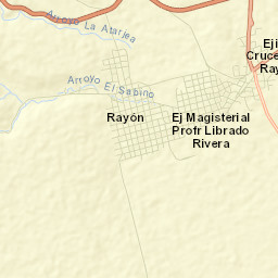 Rayón Street Map