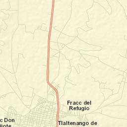 Tlaltenango de Sánchez Román Street Map
