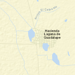 Laguna de Guadalupe Street Map