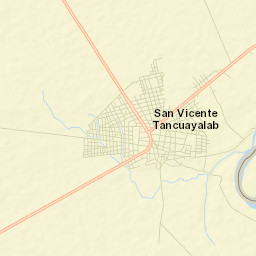 San Vicente Tancuayalab Street Map