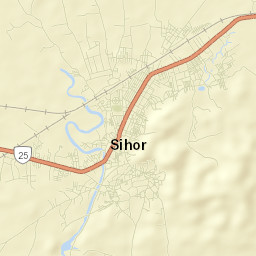 Sihor Street Map