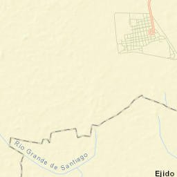 Villa Juárez Street Map