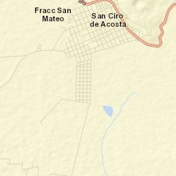 San Ciro de Acosta Street Map
