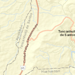 Tancanhuitz Street Map