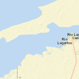 Río Lagartos Street Map