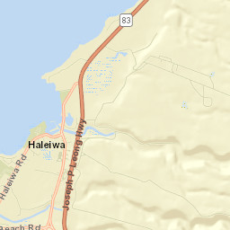 Hale‘iwa Street Map