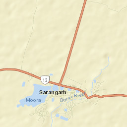 Sarangarh Street Map