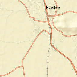 Kyaukse Street Map