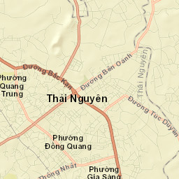 Thái Nguyên Street Map