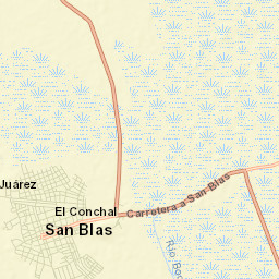 San Blas Street Map