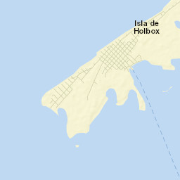 Isla Holbox Street Map