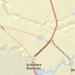 Schofield Barracks Street Map