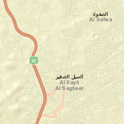 As Sayl as Saghir Street Map