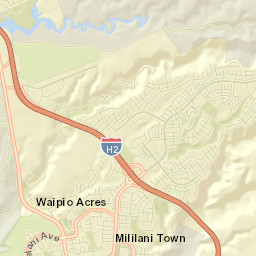 Waipi‘o Acres Street Map