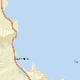 Kahalu‘u Street Map
