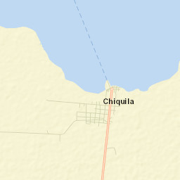 Chiquilá Street Map