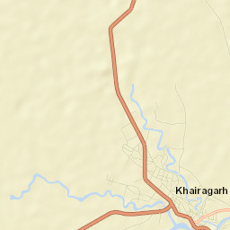 Khairagarh Street Map