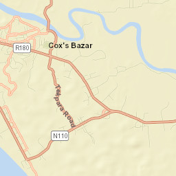 Cox’s Bāzār Street Map