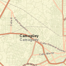 Camagüey Street Map