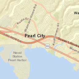 Pearl City Street Map