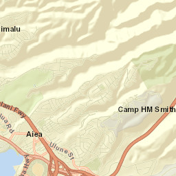 Hālawa Street Map