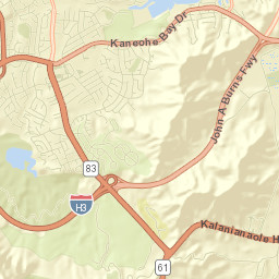 Maunawili Street Map
