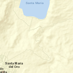 Santa María del Oro Street Map
