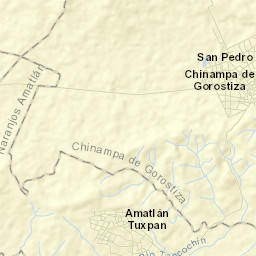 Chinampa de Gorostiza Street Map