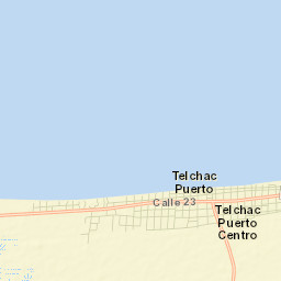 Telchac Puerto Street Map