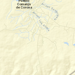 Comanja de Corona Street Map