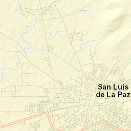 San Luis de la Paz Street Map