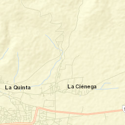 La Ciénega Street Map