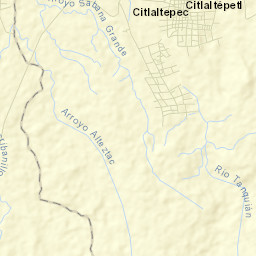Citlaltépec Street Map