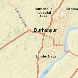 Burhanpur Street Map