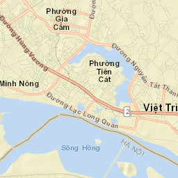 Việt Trì Street Map