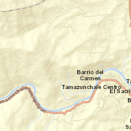 Tamazunchale Street Map