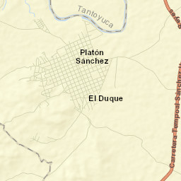 Platón Sánchez Street Map