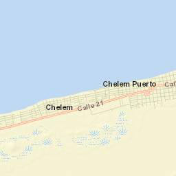 Chelem Street Map