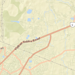 Raipur Street Map