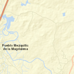 Mezquitic de la Magdalena Street Map