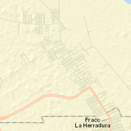 Zona Urbana Ejido Isla Mujeres Street Map