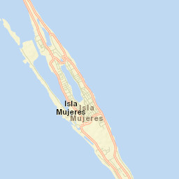 Isla Mujeres Street Map