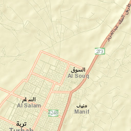 Turabah Street Map