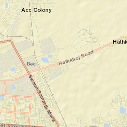 Bhilai Street Map