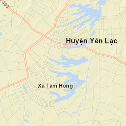 Huyện Yên Lạc Street Map