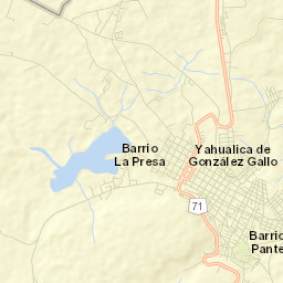 La Colonia San Juanito Street Map